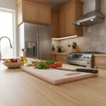 Skärbräda i bok - 400x300x22mm - Bild 2