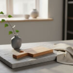 Ekbräda med handtag, oljad - 285x140x21mm - Bild 2