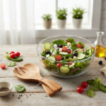 Salladsbestick i olivträ 230mm - Bild 2