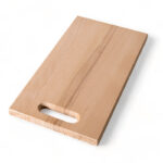 Bräda i bok med handtag och spår, oljad - 400x300x21mm - Bild 3
