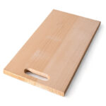 Bräda i bok med handtag och spår, oljad - 500x240x21mm - Bild 3