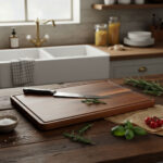 Skärbräda i valnöt – 370x280x18mm - Bild 2