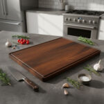 Skärbräda i valnöt – 450x350x18mm - Bild 2