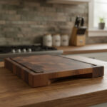 Skärbräda i valnöt – 440x300x40mm - Bild 2